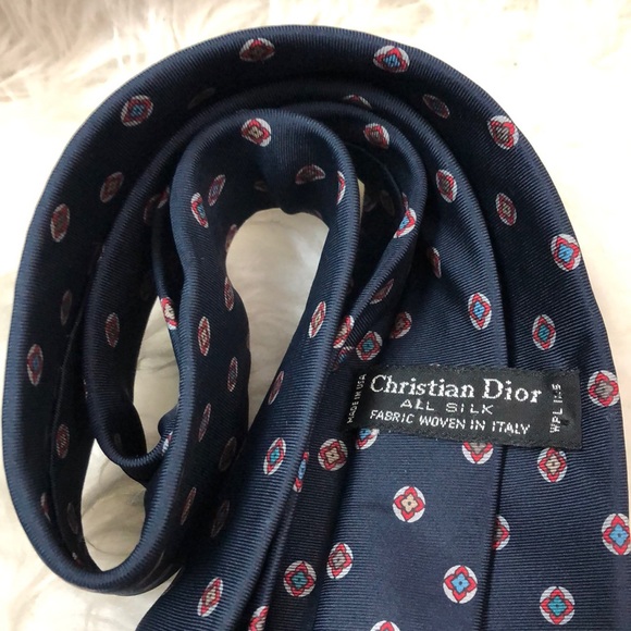 🆕 Christian Dior Italy Silk Tie - Picture 5 of 8